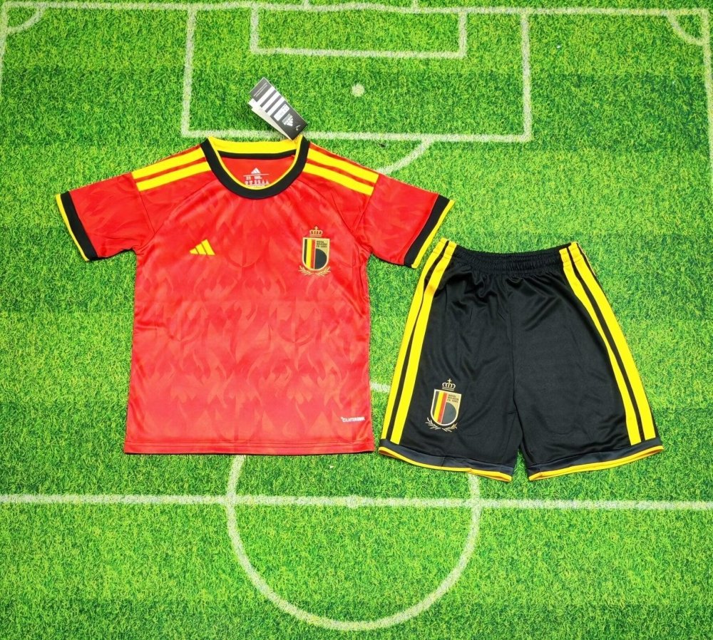 Kit enfant Belgique DOM Coupe du Monde 2026 - Choppe ton maillot